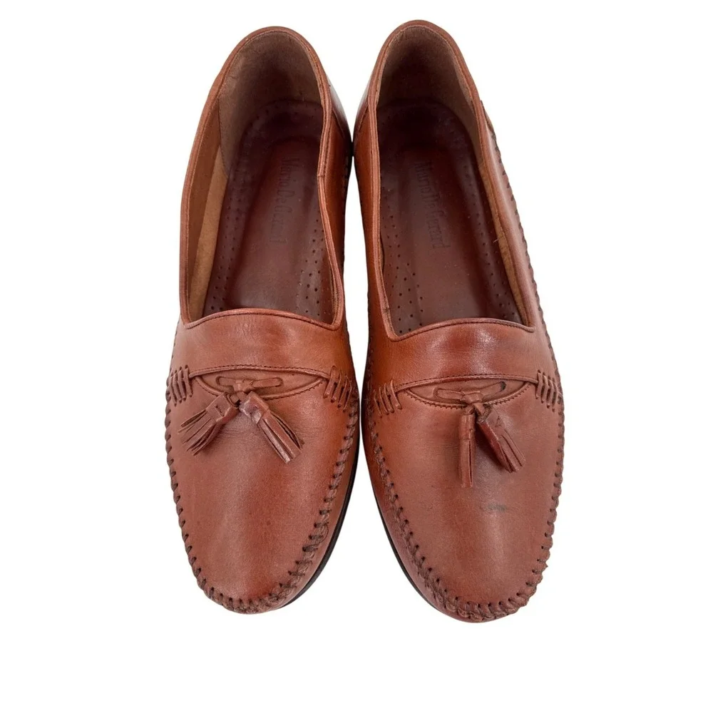 Mario de‎ Gerard Leather Loafers With Tassels For Men Sz 11 Made in Brazil